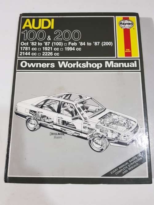 Audi 100 and 200, 1982-1987, Workshop Manual, Haynes