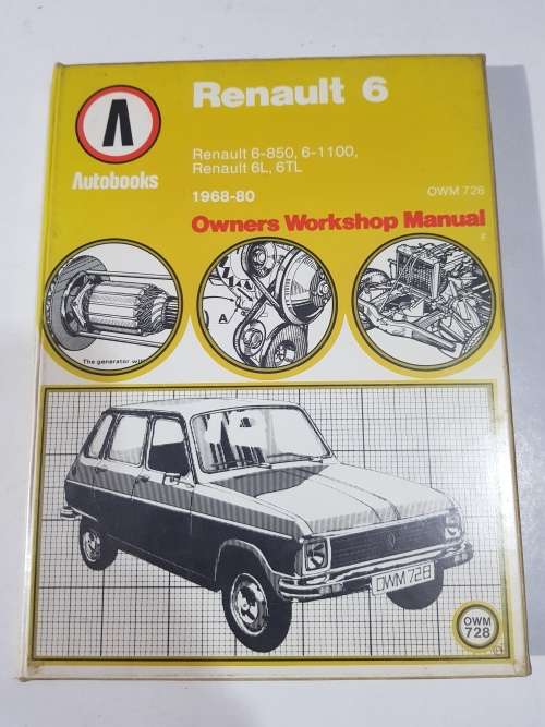 Renault 6, 1968-1980, Workshop Manual