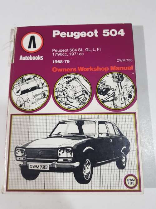 Peugeot 504, 1968-1979, Workshop Manual