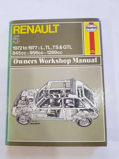 Renault 5, 1972-1977 Workshop Manual, Haynes