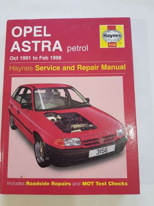 Opel Astra, 1991-1998 Workshop Manual, Haynes