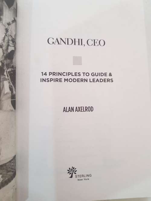 Gandhi CEO by Alan Axelrod