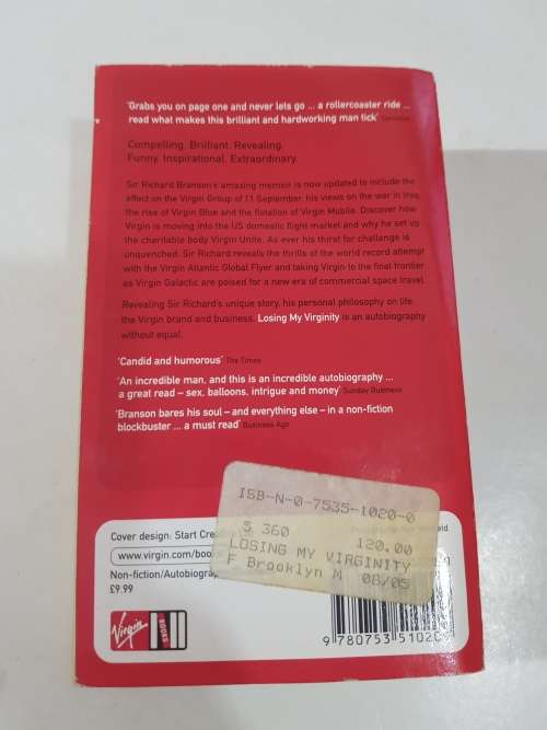 Losing My Virginity by Richard Branson