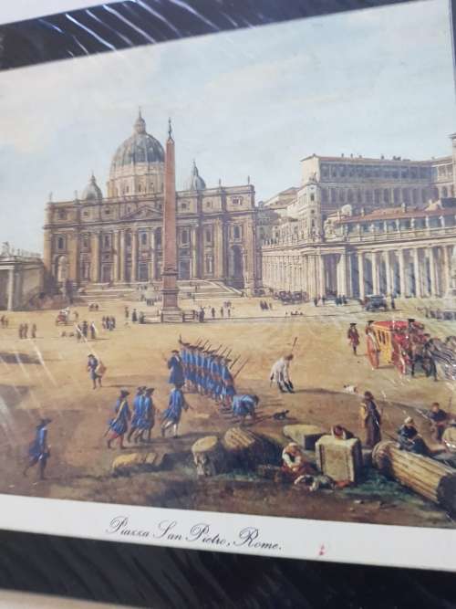 Vintage Table Place Mat, Piaxxa San Pietro, Rome