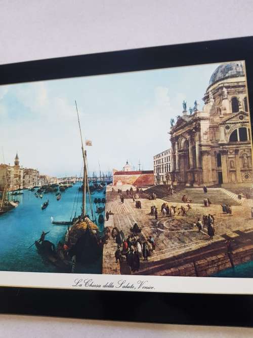 Vintage Table Place Mat, La Chiesa della Salute, Venice