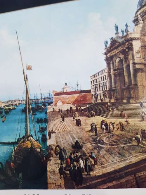 Vintage Table Place Mat, La Chiesa della Salute, Venice