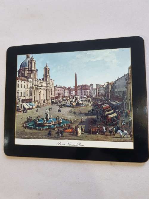 Vintage Table Place Mat, Piaxxa Navona, Rome