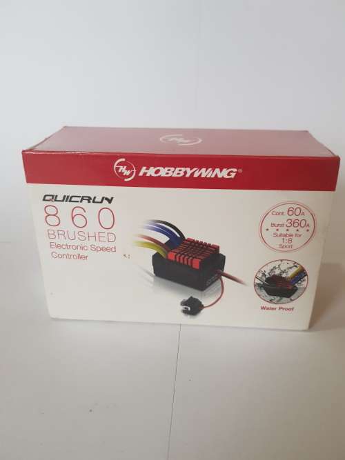 Hobbywing, Quicrun 860 brushed Electronic Speed Controller, Waterproof