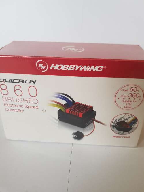 Hobbywing, Quicrun 860 brushed Electronic Speed Controller, Waterproof