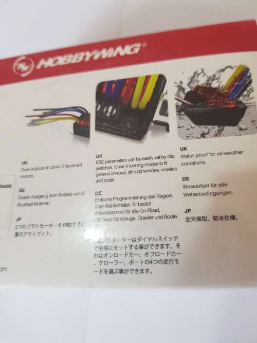 Hobbywing, Quicrun 860 brushed Electronic Speed Controller, Waterproof