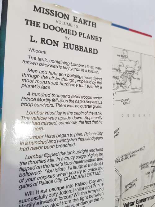 The Doomed Planet, Mission Earth Vol. 10 by L. Ron Hubbard, First UK Edition, Hardcover, 1987
