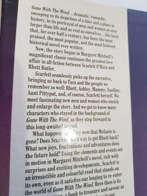 Scarlett by Alexandra Ripley, First Edition, 1991