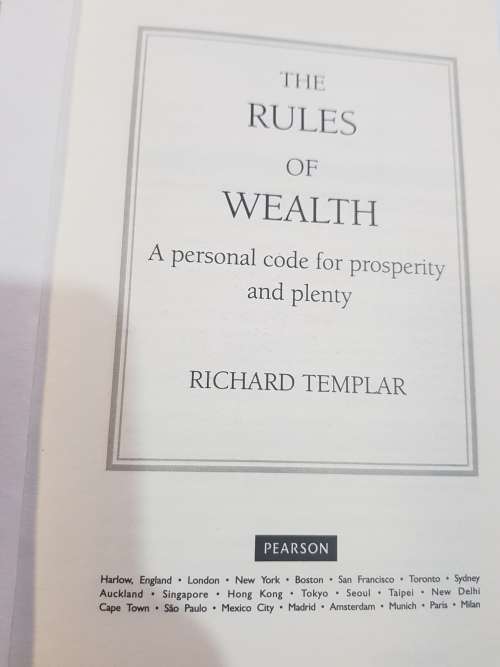 The Rules of Wealth by Richard Templar