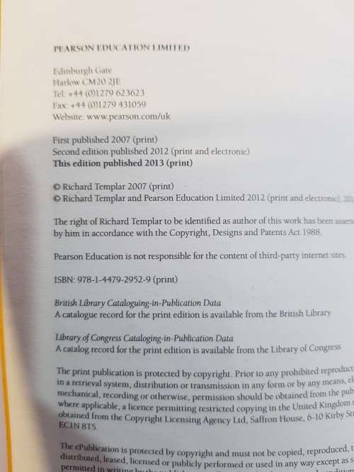 The Rules of Wealth by Richard Templar