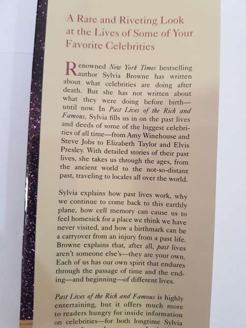 Past Lives of the Rich and Famous by Sylvia Browne