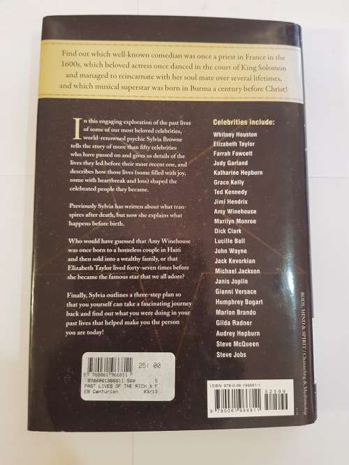 Past Lives of the Rich and Famous by Sylvia Browne