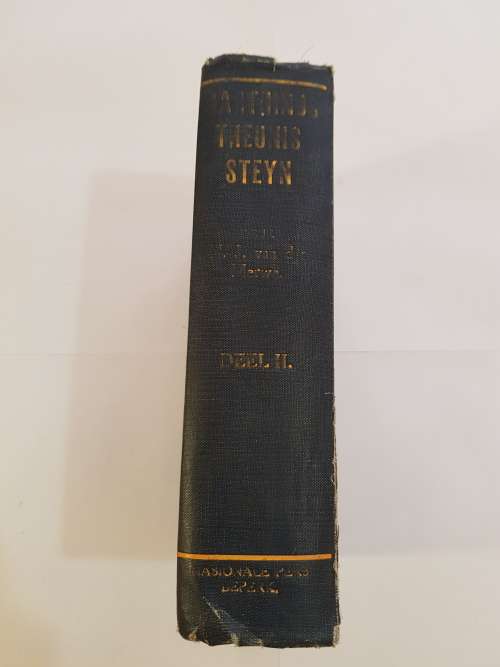 Marthinus Theunis Steyn deur N.J. Van Der Merwe, Deel II, 1921
