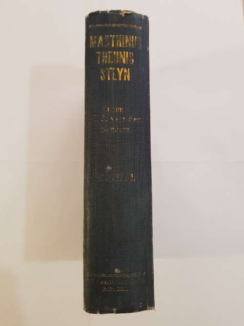Marthinus Theunis Steyn deur N.J. Van Der Merwe, Deel I, 1921
