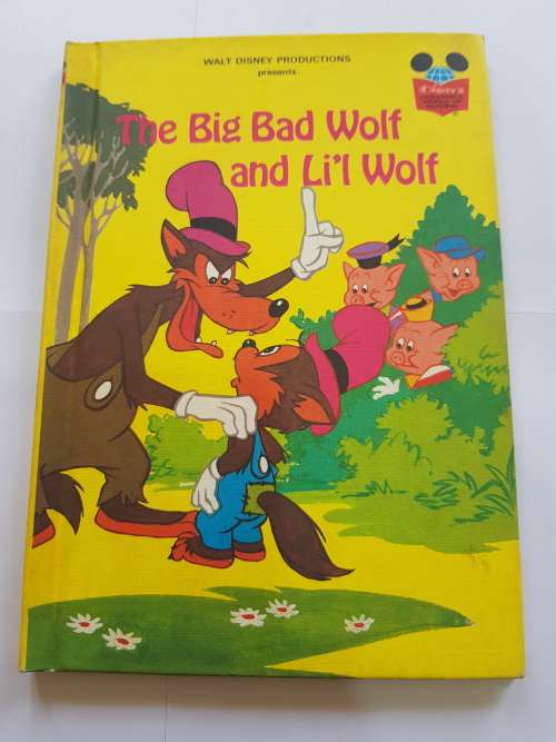 Walt Disney, The Big Bad Wolf and Li`l Wolf, 1980 Hardcover