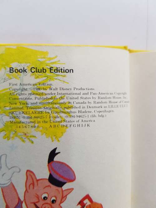 Walt Disney, The Big Bad Wolf and Li`l Wolf, 1980 Hardcover