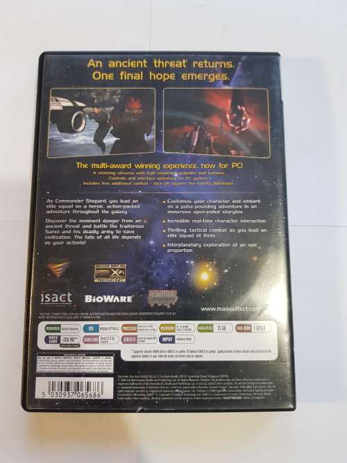 Mass Effect, PC DVD
