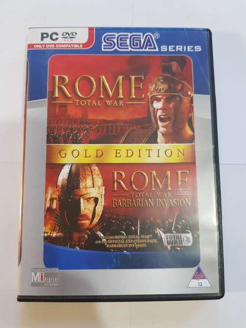 Rome Gold Edition PC DVD, 4 Discs, Sega Series