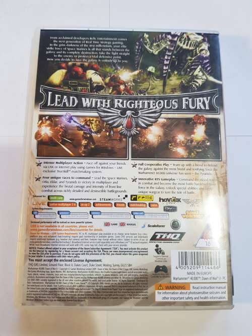 Warhammer 40 000, Dawn of War II, PC DVD