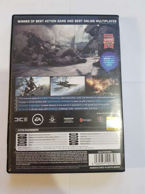 Battlefield 3 PC DVD