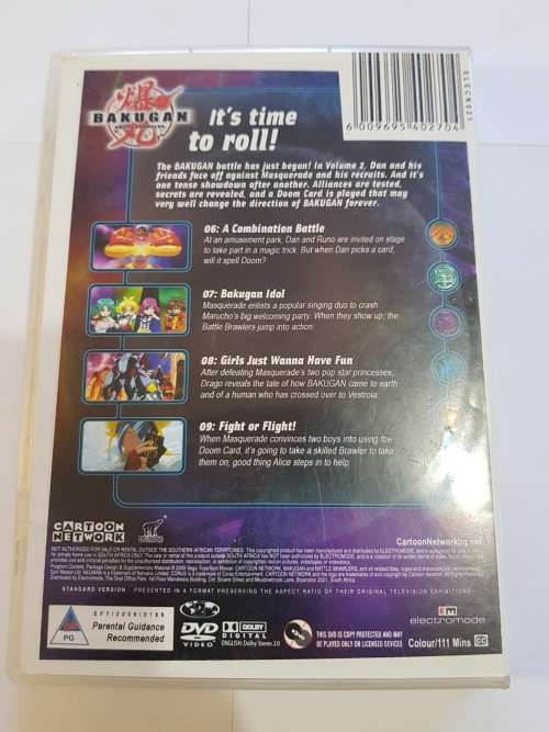 Bakugan Battle Brawlers, Vol. 2 DVD