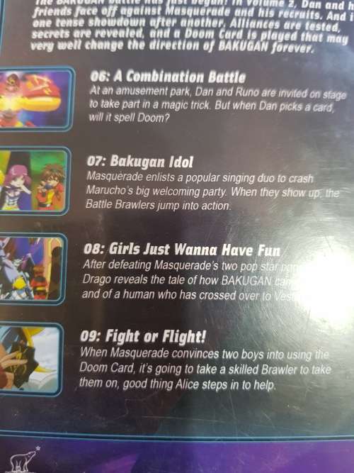 Bakugan Battle Brawlers, Vol. 2 DVD