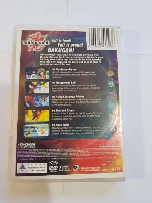 Bakugan Battle Brawlers, Vol. 1 DVD