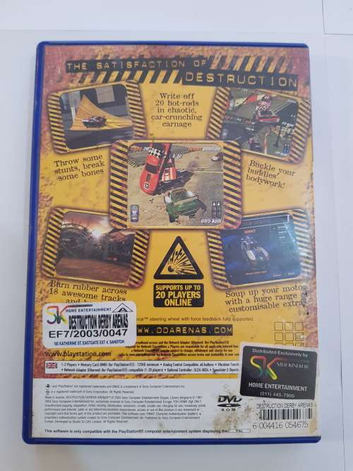 Playstation 2, Destruction Derby Arenas