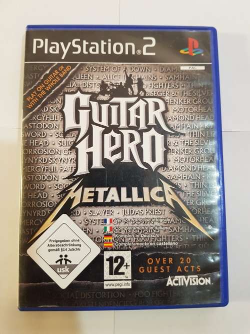 Playstation 2, Guitar Hero, Metallica