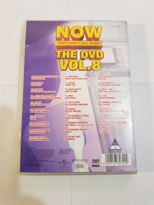 Now Thats What I Call Music, The DVD Vol. 8
