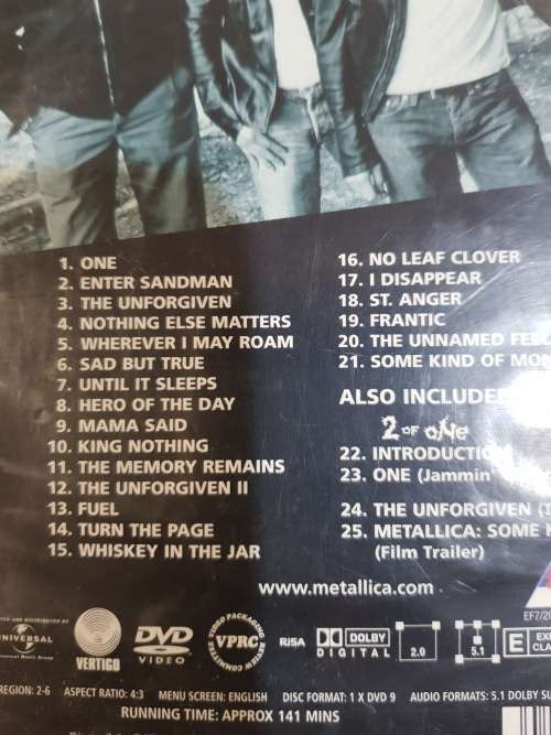 Metallica, The Videos 1989-2004 DVD