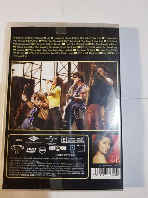 Shania Twain, Up, Live in Chicago DVD