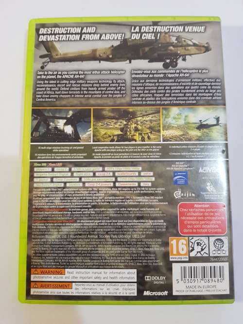 XBox 360, Apache Air Assault