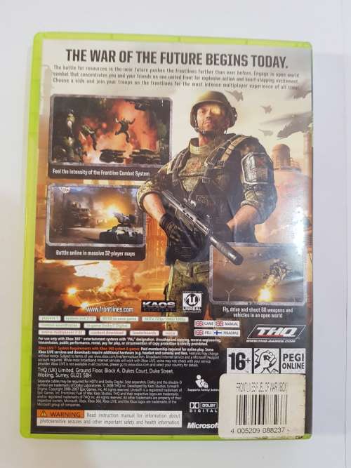 XBox 360, Frontliners, Fuel of War