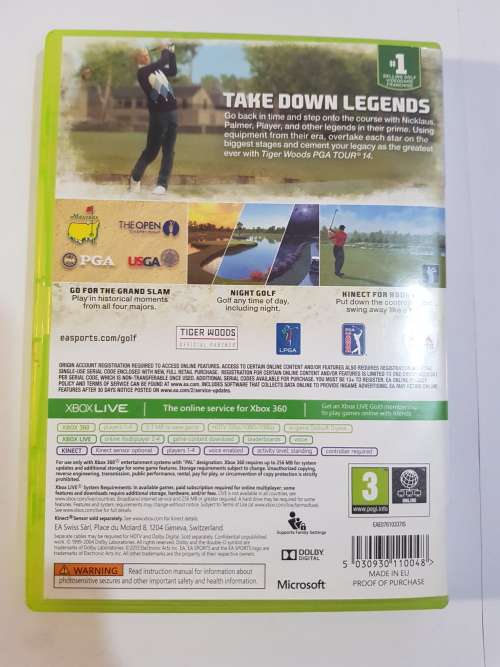 XBox 360, Tiger Woods PGA Tour 14