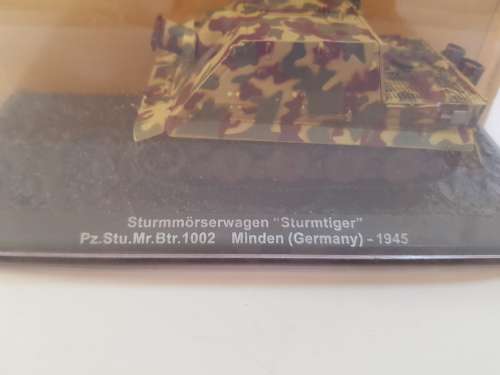 Military Model Tank, Sturmmorserwagen `Sturmtiger` Minden (Germany) 1945, Diecast