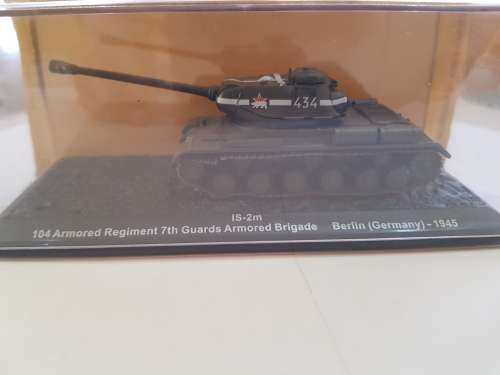 Military Model Tank, IS-2m, 104 Armoured Regiment 7th Guards Brigade, Berlin(Germany) 1945, Diecast