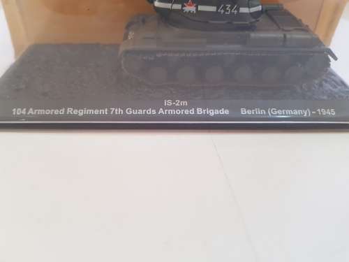 Military Model Tank, IS-2m, 104 Armoured Regiment 7th Guards Brigade, Berlin(Germany) 1945, Diecast