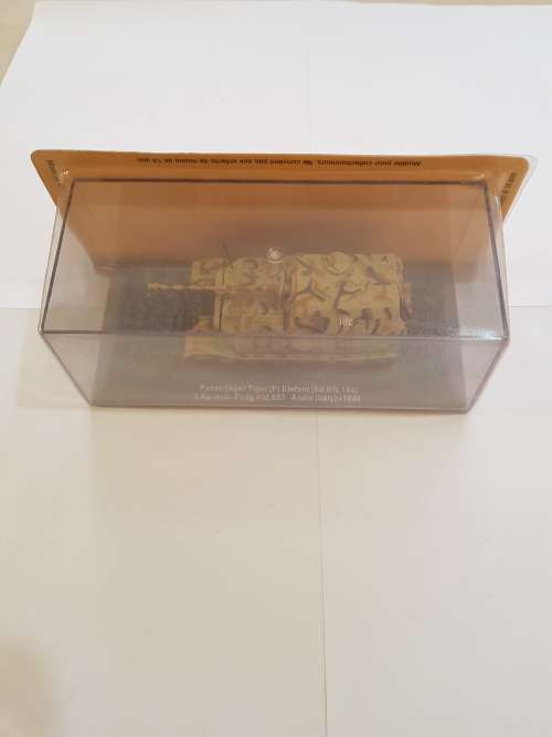 Military Model Tank, Panzerjager Tiger(P) Elefant, Anzio (Italy) 1944, Diecast