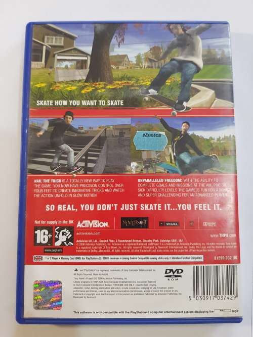 Playstation 2, Tony Hawk`s Project 8