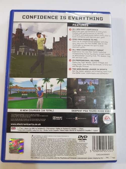Playstation 2, Tiger Woods PGA Tour 08