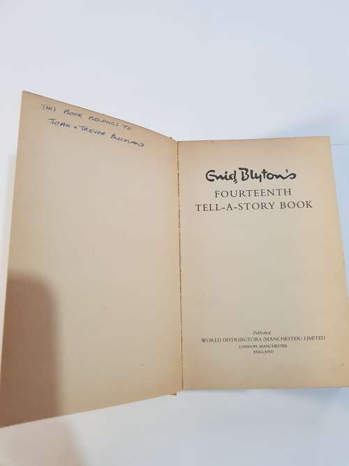 Fourteenth Tell A Story Book by Enid Blyton, 1966, Hardcover