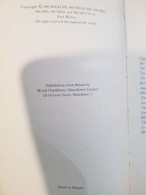 Fourteenth Tell A Story Book by Enid Blyton, 1966, Hardcover
