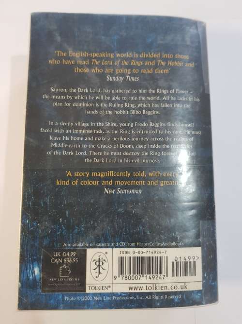 The Lord of The Rings by JRR Tolkien
