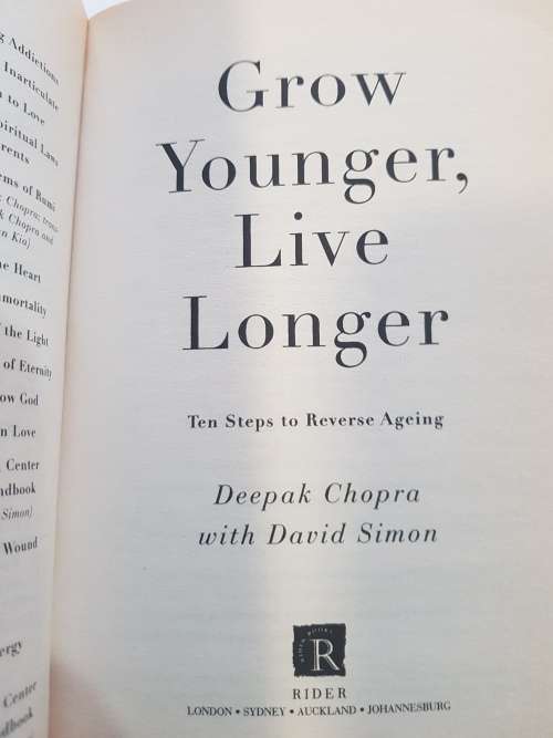 Grow Younger Live Longer by Deepak Chopra
