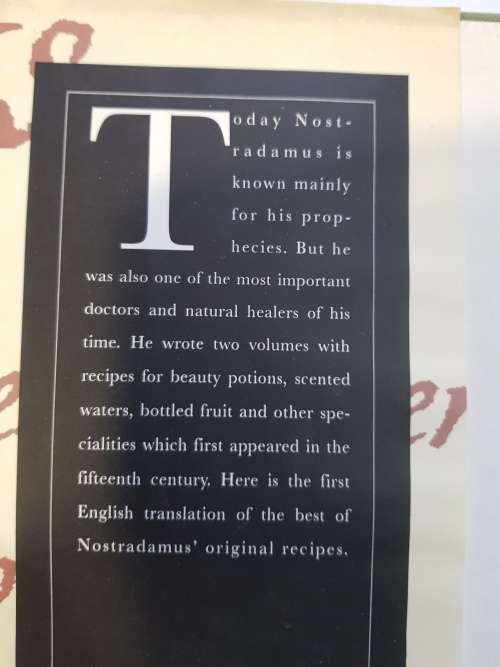 The Elixirs of Nostradamus edited by Knut Boeser